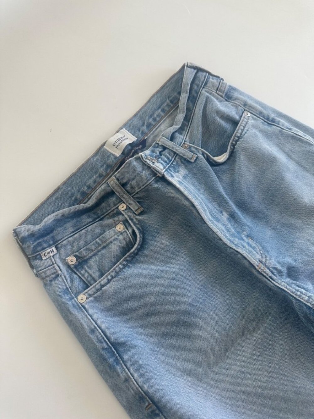 Citizens of Humanity Size 27 Miro High-Rise Tapered Crop Jeans Barrel - Picture 10 of 13